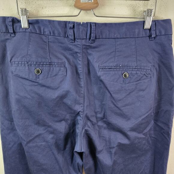 Perk Pants Mens 38x30 Navy Slim Fit Stretch Chino Preppy Golf Huckberry - Picture 4 of 8